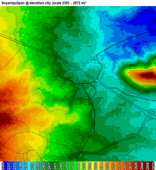 Soyaniquilpan elevation map