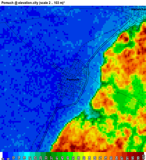 Pomuch elevation map