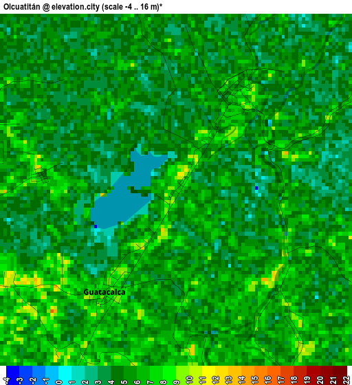 Olcuatitán elevation map