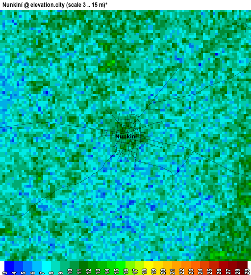 Nunkiní elevation map