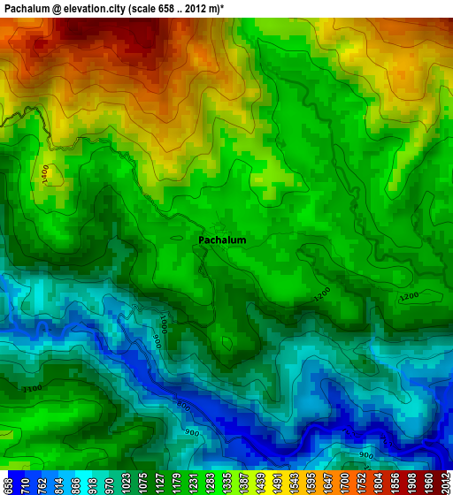 Pachalum elevation map