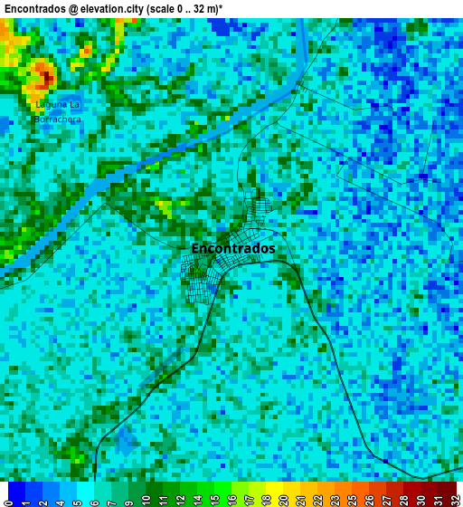 Encontrados elevation map