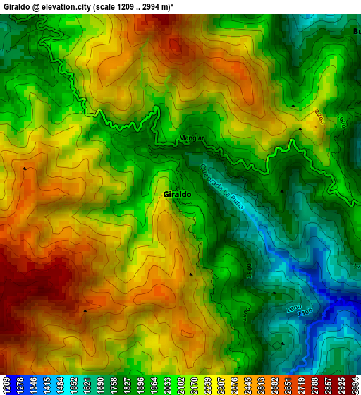 Giraldo elevation map