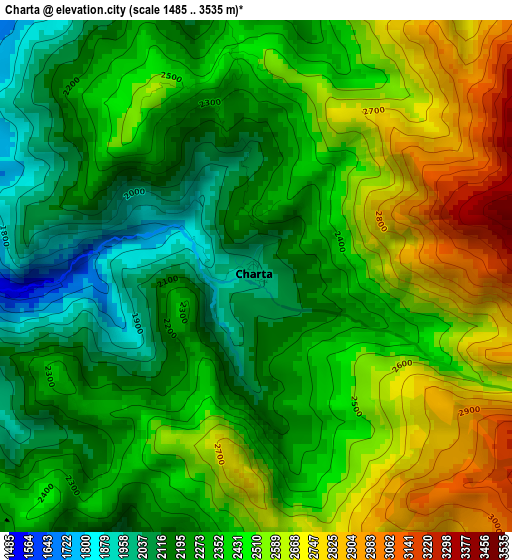 Charta elevation map