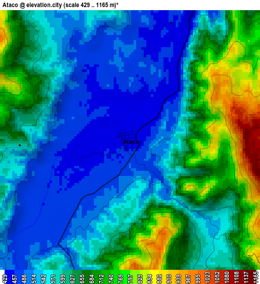 Ataco elevation map