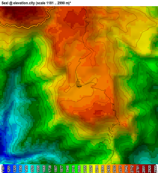 Sexi elevation map