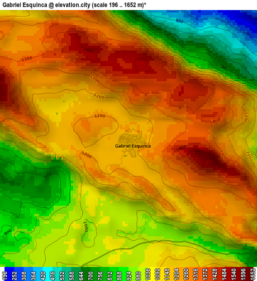 Gabriel Esquinca elevation map