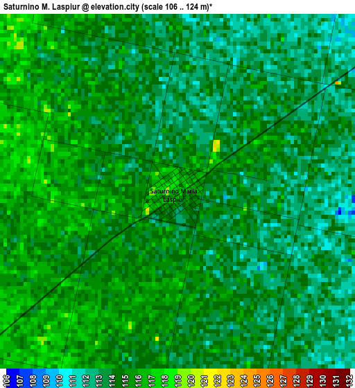 Saturnino M. Laspiur elevation map