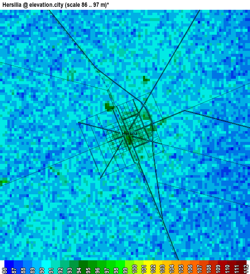 Hersilia elevation map