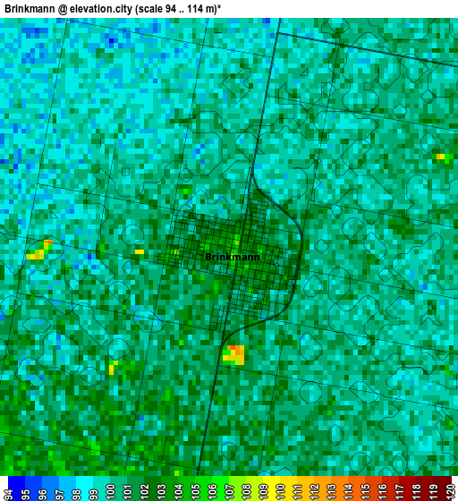 Brinkmann elevation map