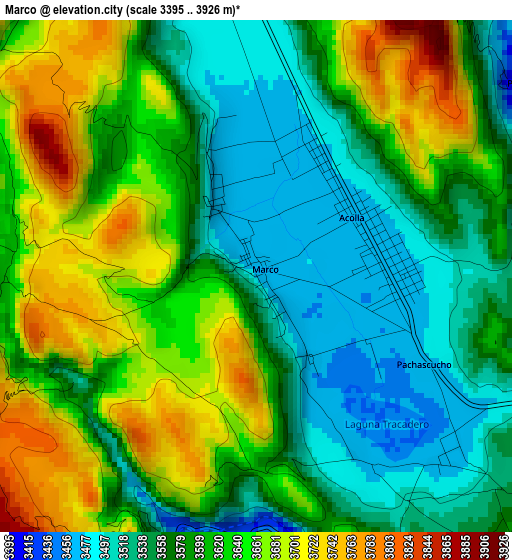 Marco elevation map