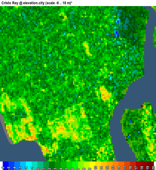 Cristo Rey elevation map