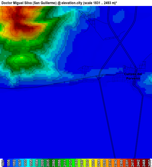 Doctor Miguel Silva (San Guillermo) elevation map