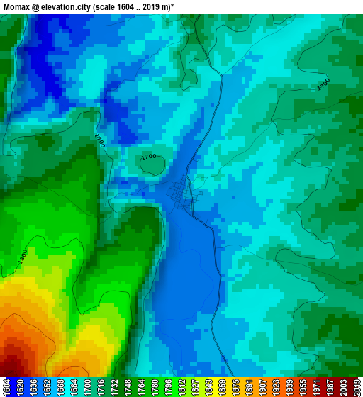 Momax elevation map