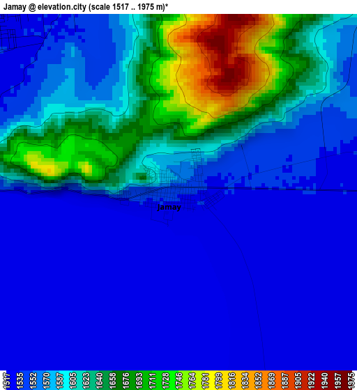 Jamay elevation map