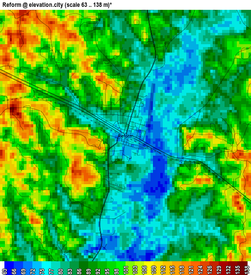 Reform elevation map