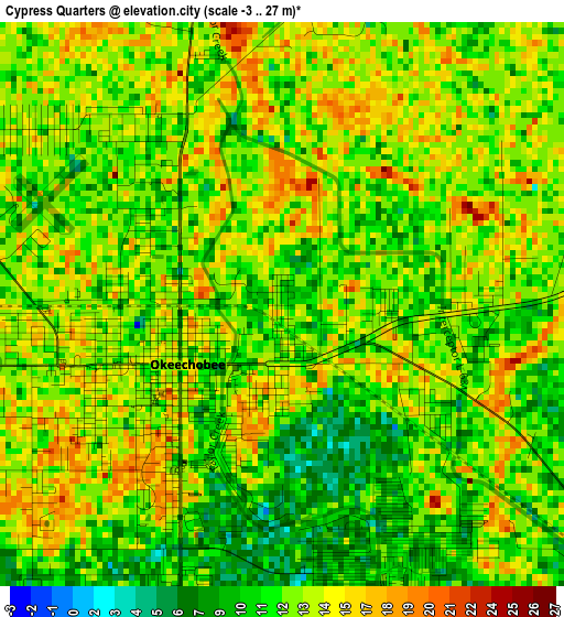 Cypress Quarters elevation map