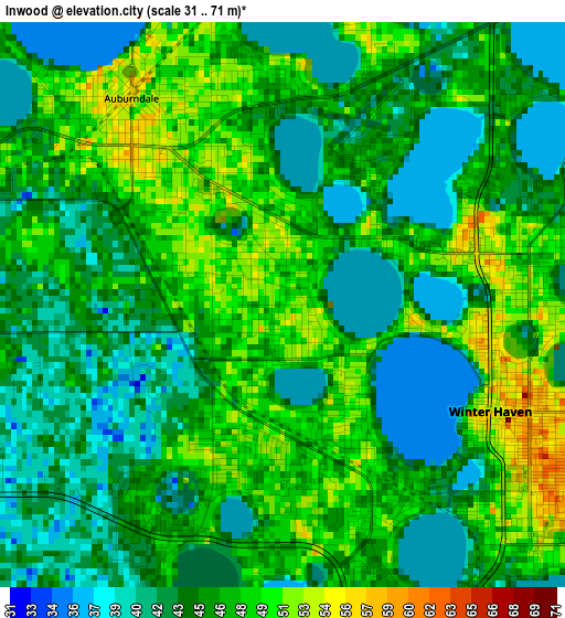 Inwood elevation map