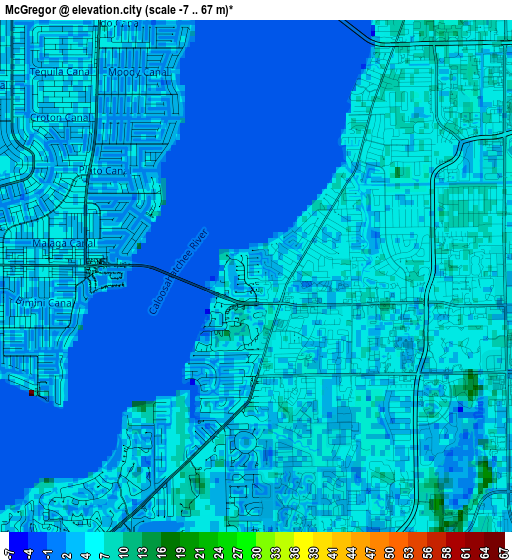 McGregor elevation map