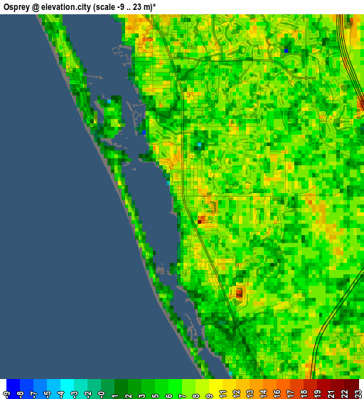 Osprey elevation map