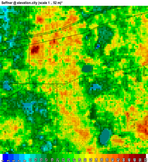 Seffner elevation map