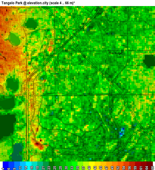 Tangelo Park elevation map