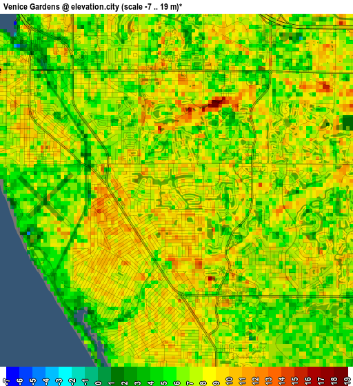 Venice Gardens elevation map