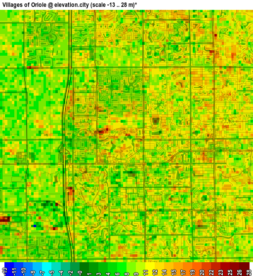 Villages of Oriole elevation map