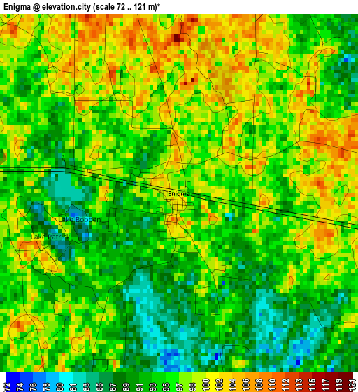 Enigma elevation map