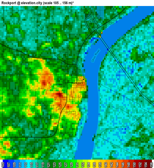 Rockport elevation map