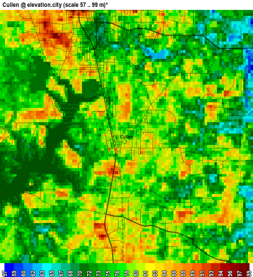 Cullen elevation map