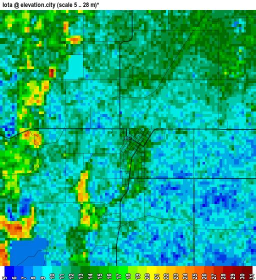 Iota elevation map