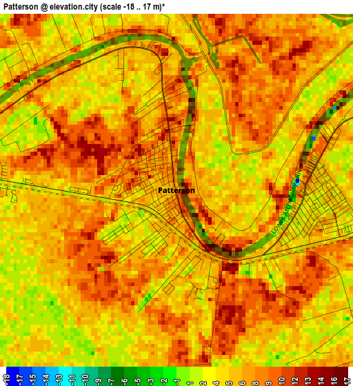 Patterson elevation map