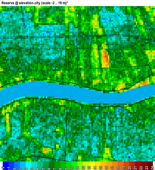 Reserve elevation map