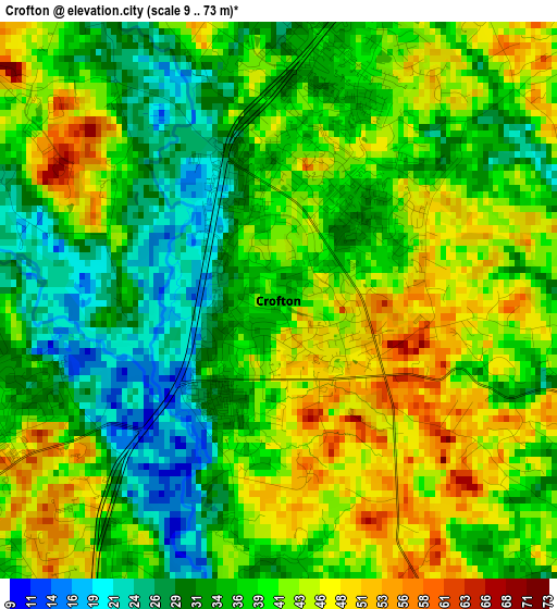 Crofton elevation map