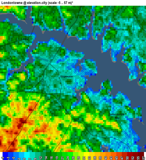 Londontowne elevation map