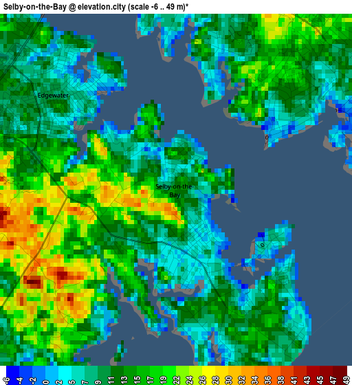 Selby-on-the-Bay elevation map
