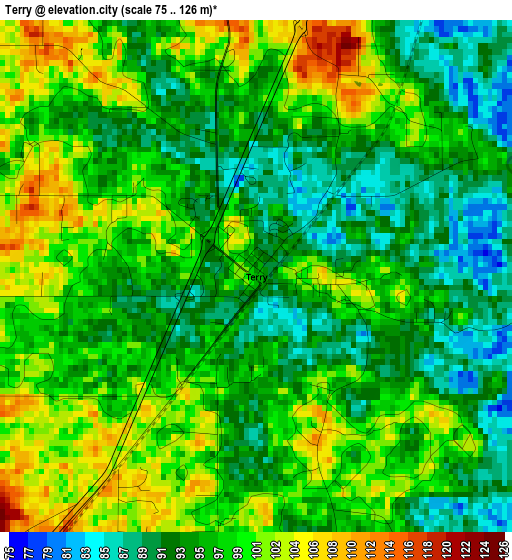 Terry elevation map