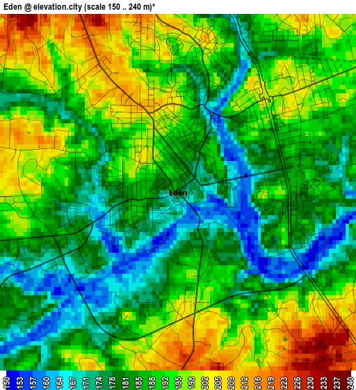 Eden elevation map