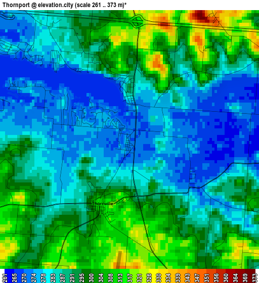 Thornport elevation map