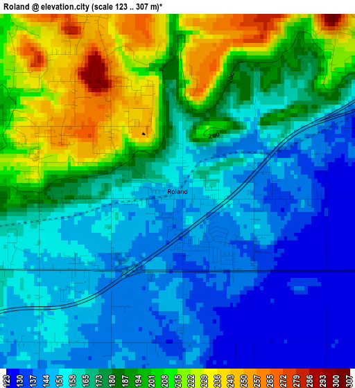 Roland elevation map