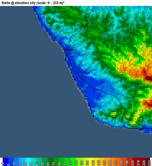 Stella elevation map