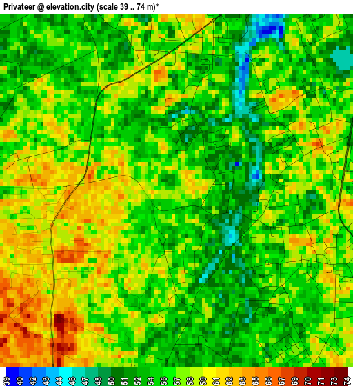 Privateer elevation map