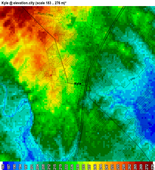 Kyle elevation map