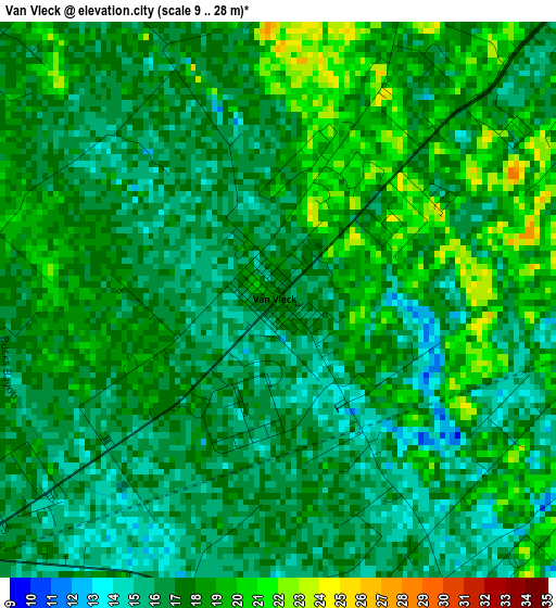 Van Vleck elevation map