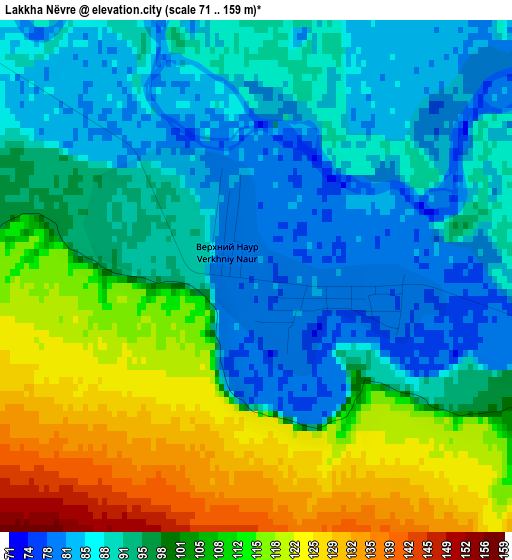 Lakkha Nëvre elevation map