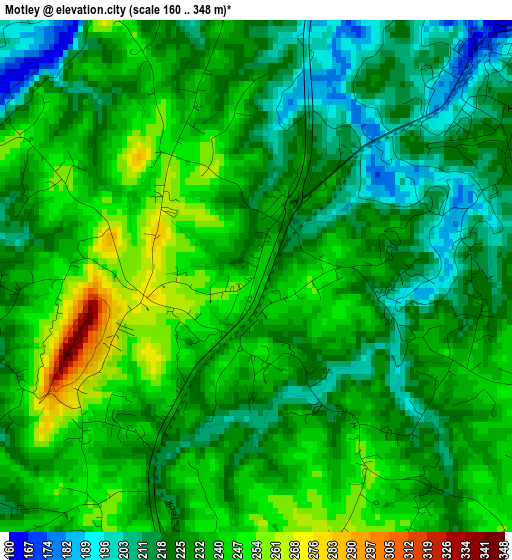 Motley elevation map