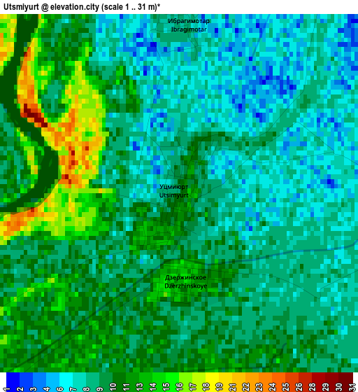 Utsmiyurt elevation map