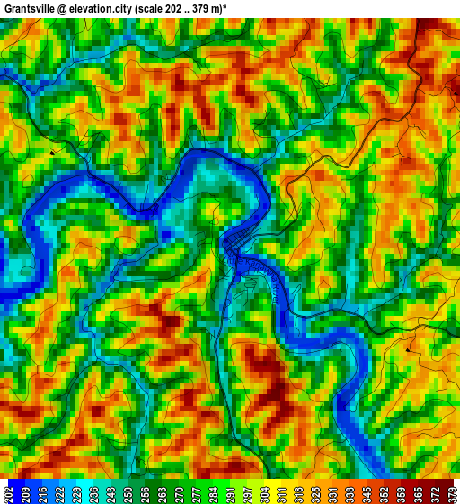 Grantsville elevation map