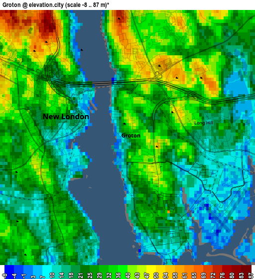 Groton elevation map